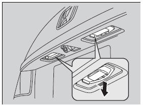 1. Remove the license plate light assembly by