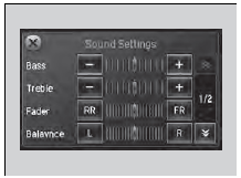 1. Select More, then Sound Settings.