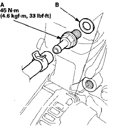 3. Install the parts in the reverse order of removal with a