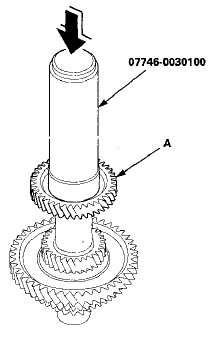 3. Install the 31 mm cotters, the 35 x 47 x 7.8 mm collar,