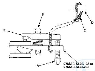 4. After adjusting the adjusting bolt, make sure the head