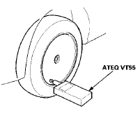 7. The TPMS tool will display the sensor data including