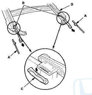 11. Install the drain channel slider and cable assembly in