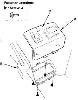 4. Install the trim in the reverse order of removal.