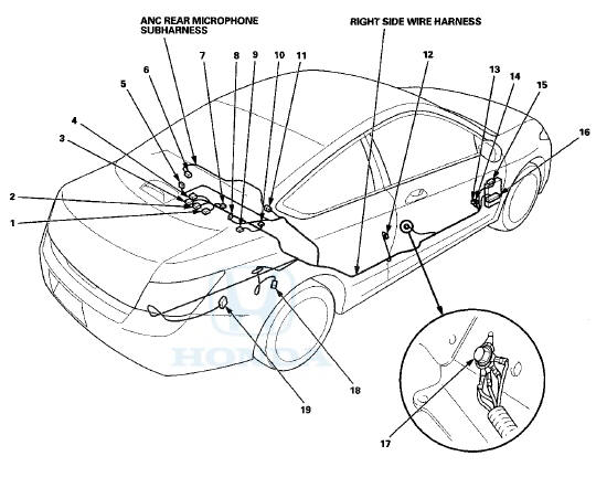 Left Side Wire Harness (4-door)