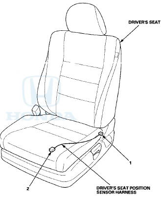 Front Passenger's Seat Wire Harness (4-door)