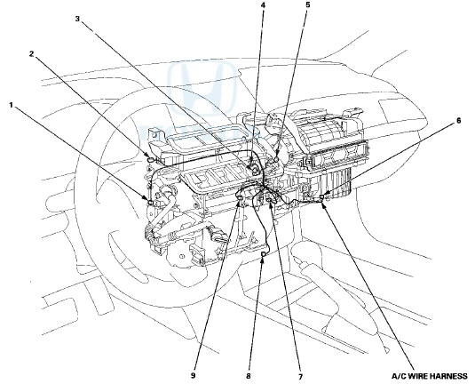 A/C Wire Harness (HVAC Control System)