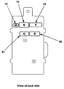 Passenger's Under-dash Fuse/Relay Box