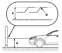 5. If necessary, open the hood and adjust the headlights