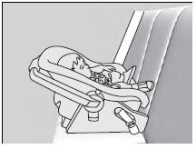 • Positioning a rear-facing child seat