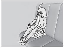 If a lap/shoulder seat belt cannot be used