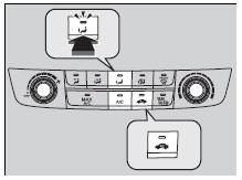 The heater uses engine coolant to warm the