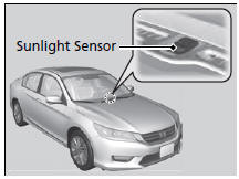 The automatic climate control system is