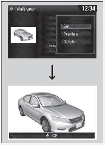 To go back to the previous screen, press