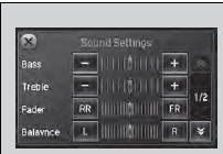 1. Select More, then Sound Settings.