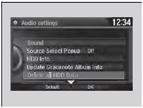 1. Turn on the audio system and select the