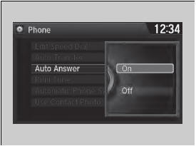 1. Go to the Phone Settings screen.