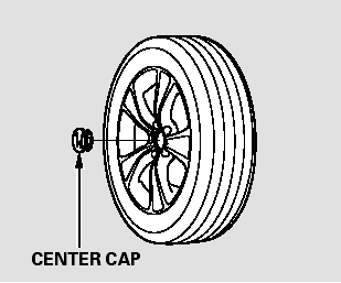 15. Remove the center cap before