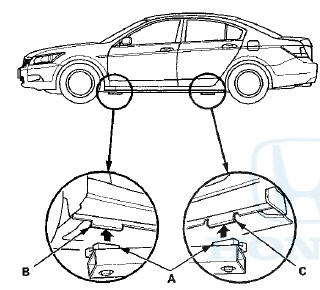 2. Raise the lift a few inches, and rock the vehicle gently