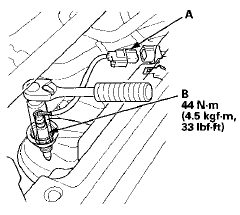 2. Install the parts in the reverse order of removal.