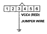 Wire side of female terminals