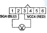 Wire side of female terminals