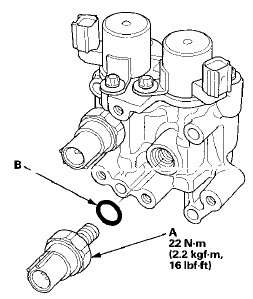 3. Install the parts in the reverse order of removal with a