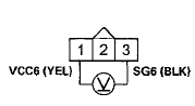 Wire side of female terminals