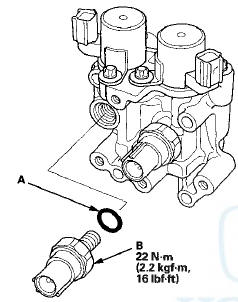 3. Install the parts in the reverse order of removal with a