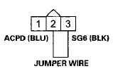 Wire side of female terminals