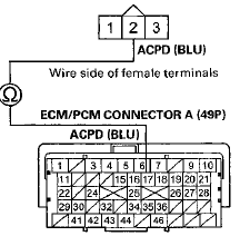 Terminal side of female terminals