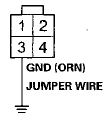 Wire side of female terminals