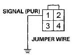 Wire side of female terminals