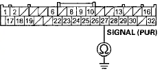 Wire side of female terminals