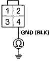 Wire side of female terminals