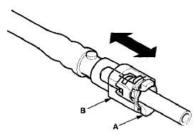 Connection to new fuel line