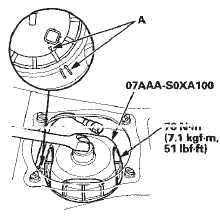 6. Connect the fuel tank unit 4P connector, then connect