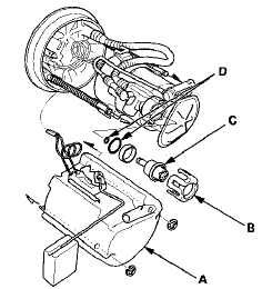 3. Remove the bracket (B).