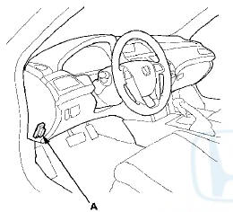 2. Turn the ignition switch to ON (II).