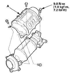 11. Install the parts in the reverse order of removal with