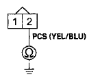 Wire side of female terminals