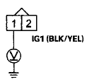 Wire side of female terminals