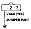 Wire side of female terminals