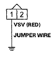 Wire side of female terminals