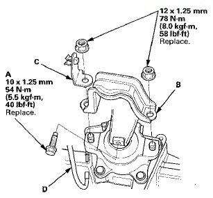 42. Remove the engine support hanger and the engine