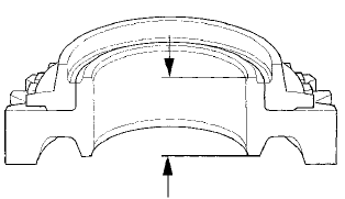 10. Measure the length of the MBS distance collar. If the