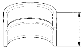 6. Measure the thickness of 2nd gear.