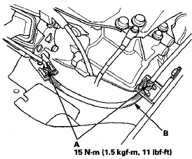 8. Bleed the clutch hydraulic system (see page 12-6).