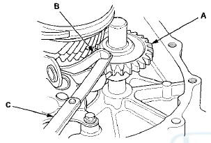 Measure the width of the reverse shift fork.