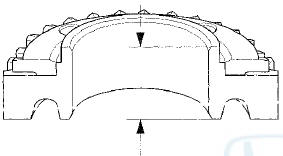 7. Measure the clearance between the 4th/5th gear